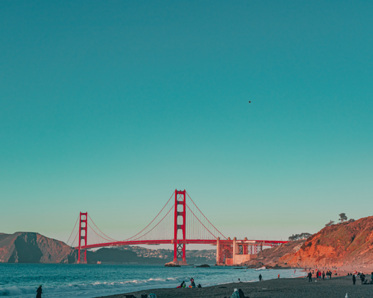 San Francisco bay Golden Gate Bridge
