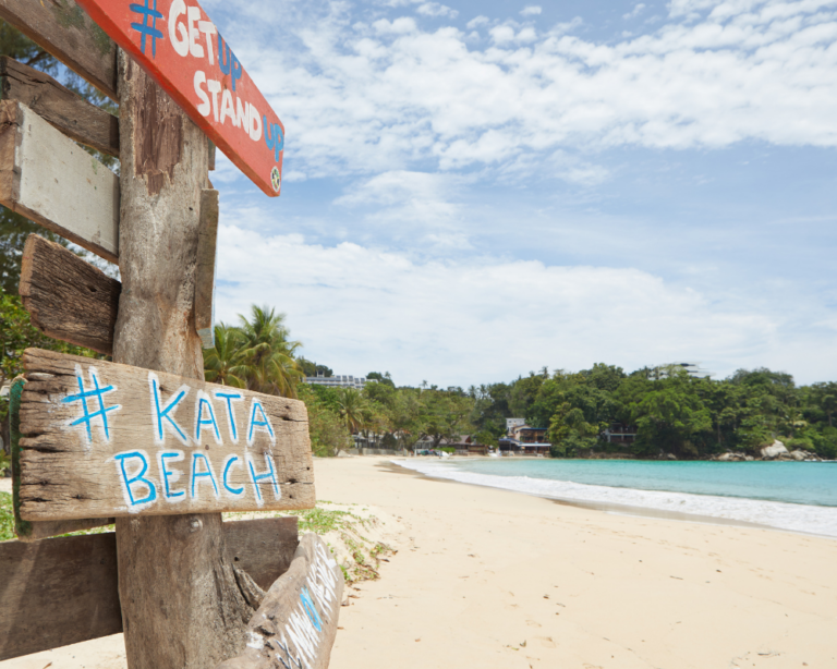 kata beach in phuket, thailand