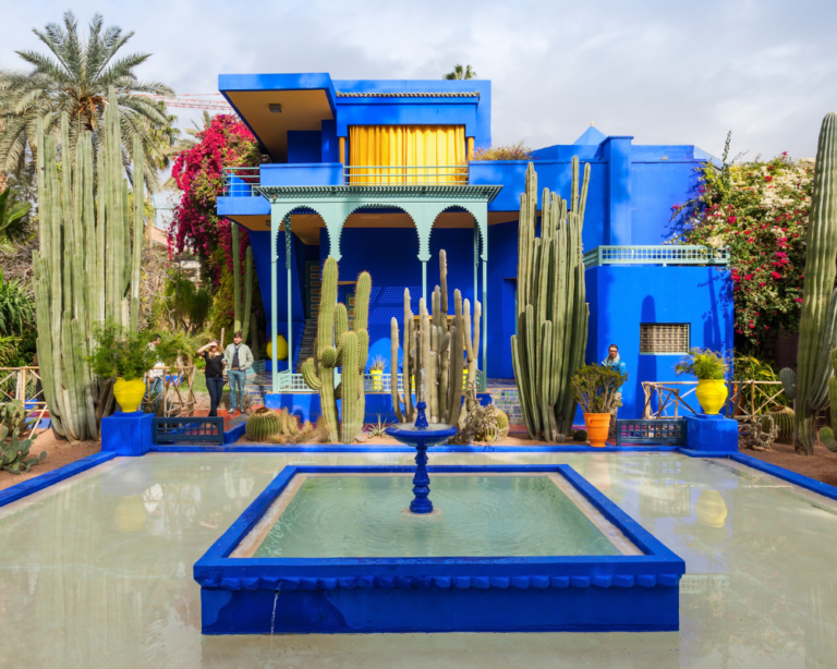 MAJORELLE GARDENS IN MARRAKECH