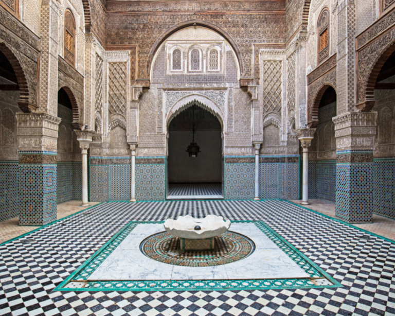 TYPICAL RYAD IN FEZ, MOROCCO