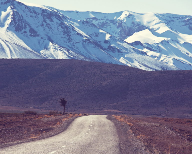 atlas mountain range in morocco