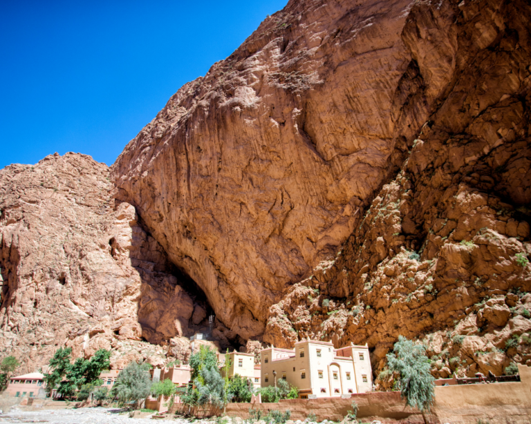 atlas mountains and kasbah