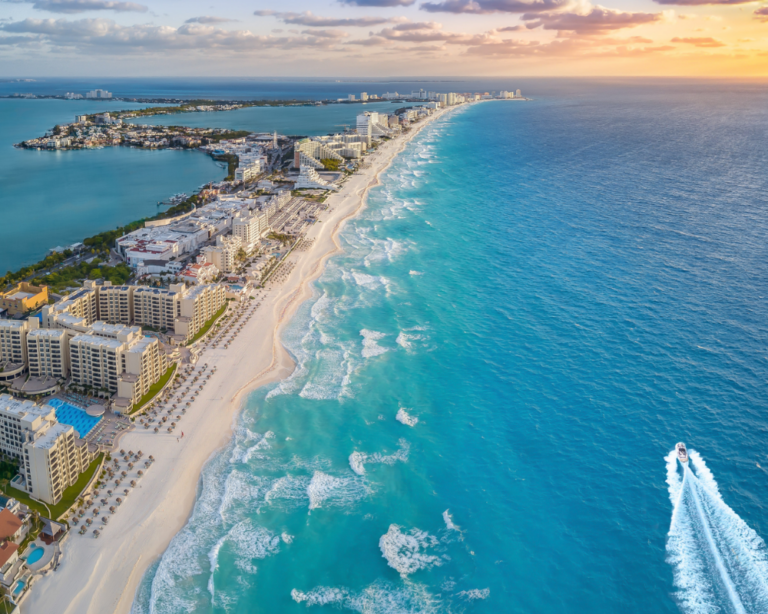 cancun blue waters and hotels