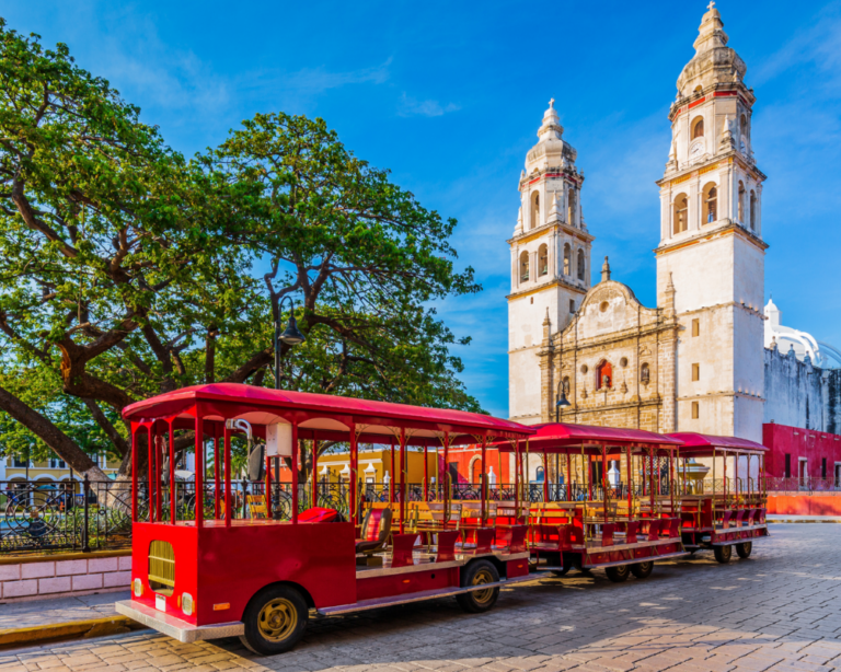 church in campeche, mexico
