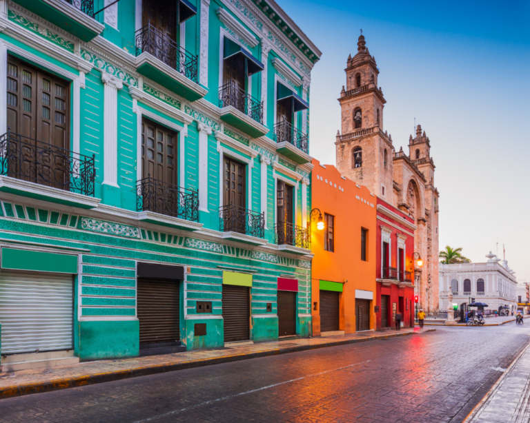 merida colorful houses
