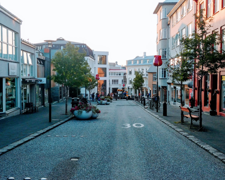 Centro storico di Reykjavìk, in Islanda