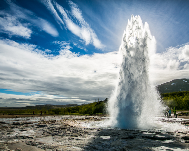 Geyser in islanda