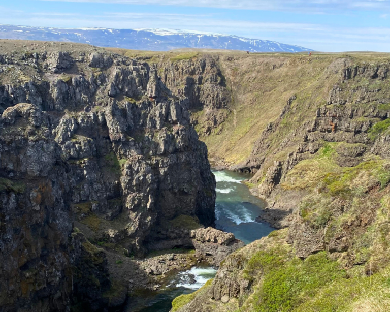Kolugljufur Canyon in islanda