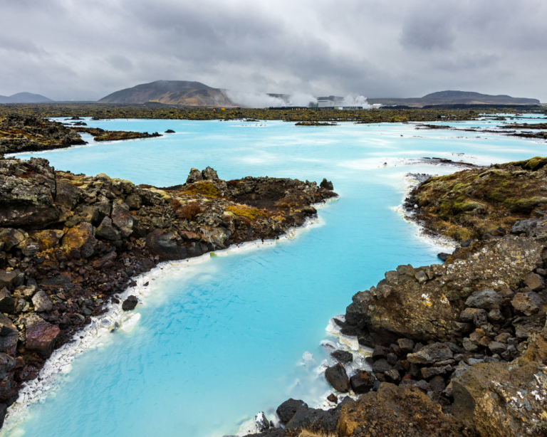 La Blue Lagoon vicino a Reykjavìk, in islanda