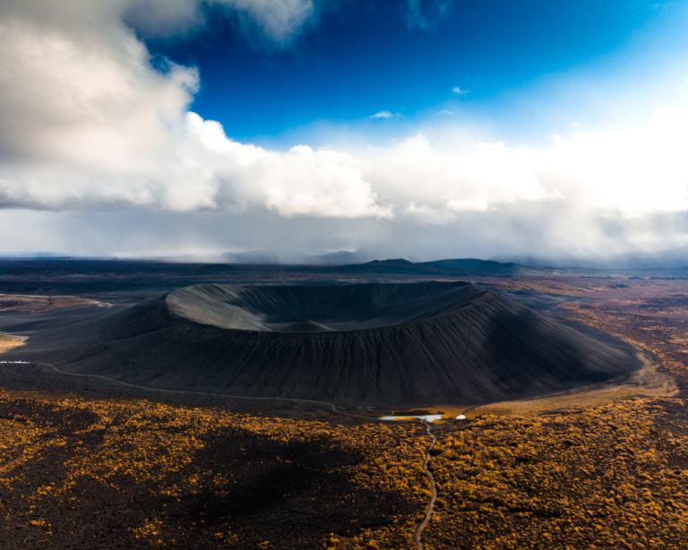 cratere di Hverfjall al Lago Myvatn in Islanda