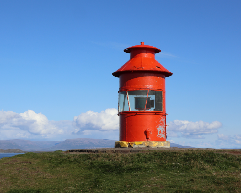 faro di Stykkishólmur in islanda
