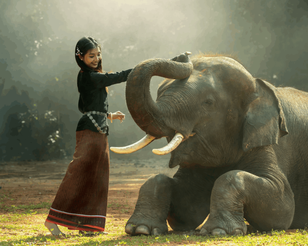 elefanti thailandesi