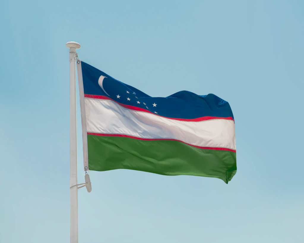 uzbek flag